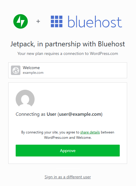 Bluehost Cloud Hosting Backups Finish Connecting Approve