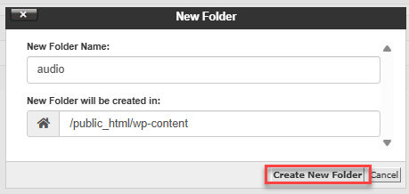 Create New Folder