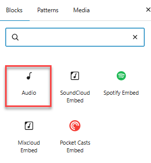 Add Audio