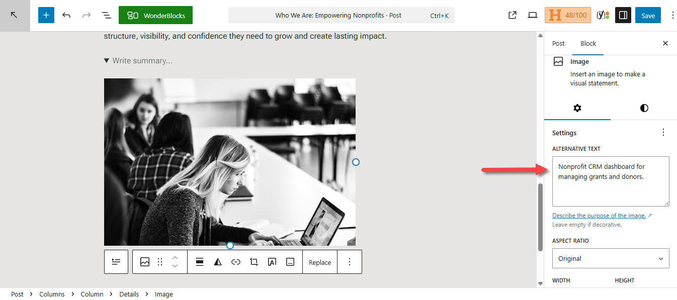 Yoast SEO Premium - Add image Alt Text
