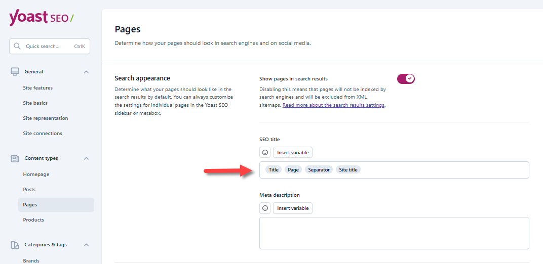 Yoast SEO Premium - Add keyphrase to the SEO Title field