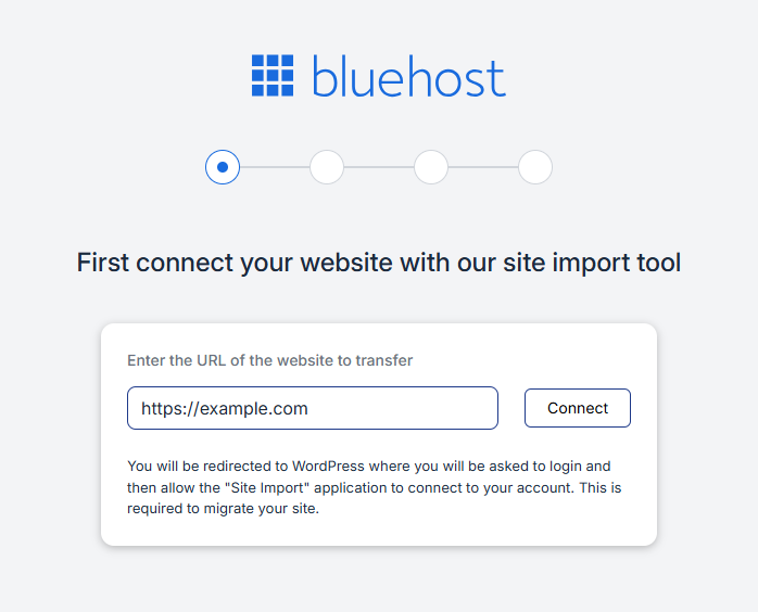 Bluehost Account Manager - Website Manage button