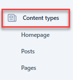 Yoast SEO Content types