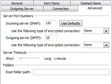 Advanced server port numbers