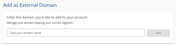 Enter domain