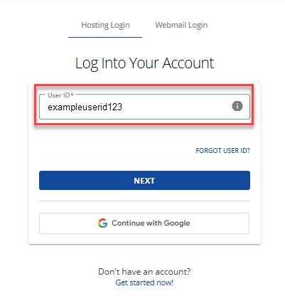 Enter Username