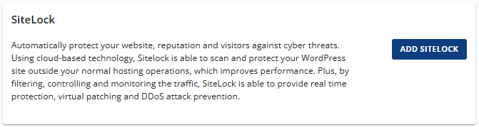 Websites - SiteLock Buy Now