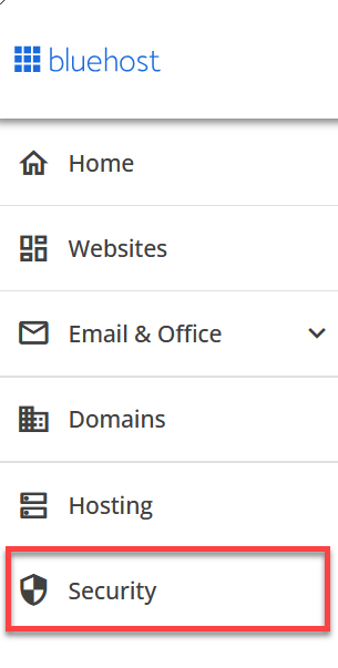 Account Manager - Security tab