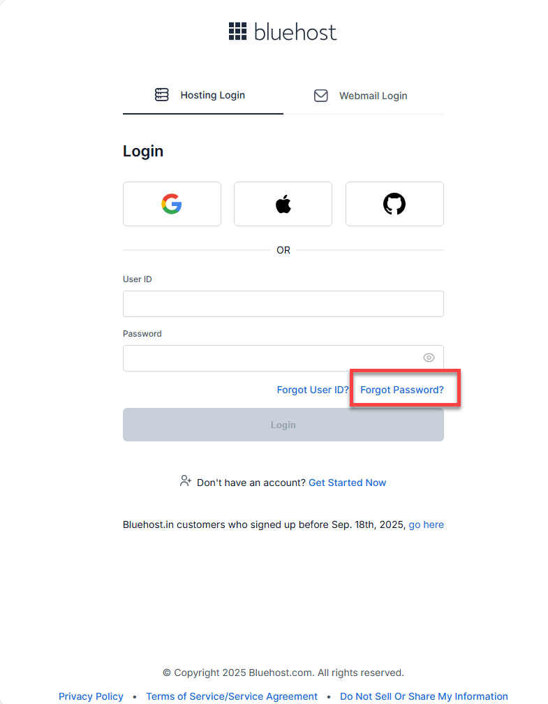 Bluehost Account Manager