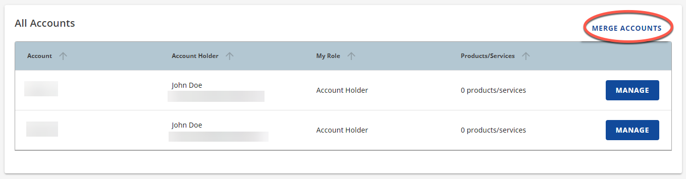 Merge Accounts