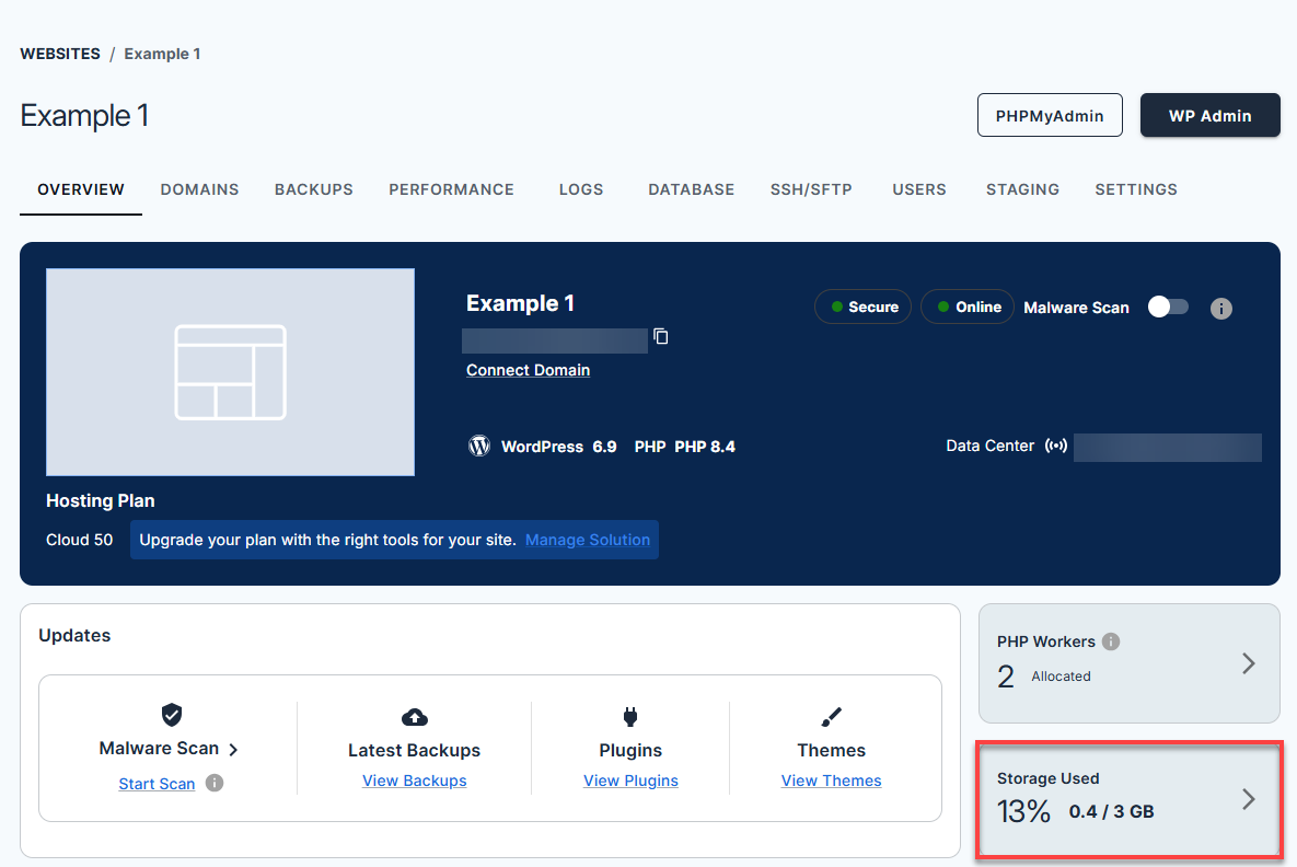 Settings Tab or Chevron Icon