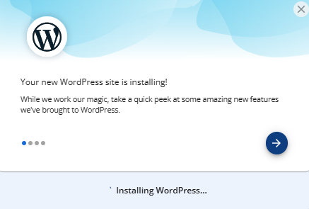 WP Installing