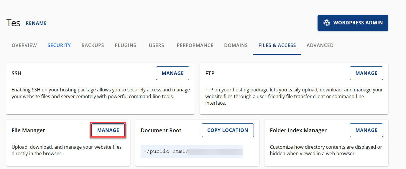 file manage-manage