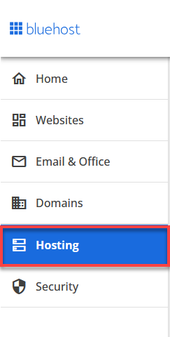 Cloud Hosting Hosting Nav tab