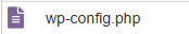 wp-config folder