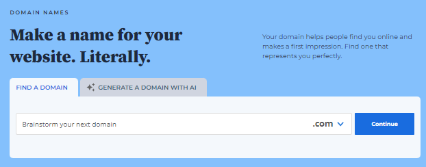 Bluehost Domains