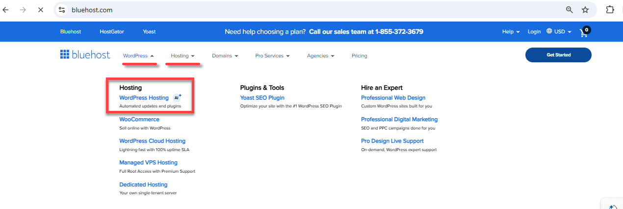 Bluehost - WordPress hosting