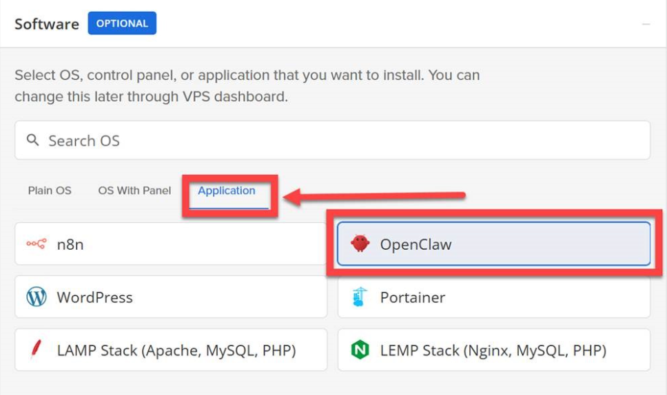 Choose OpenClaw