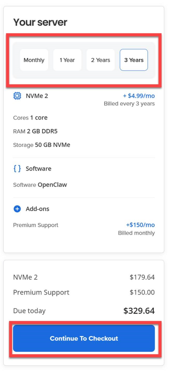 Continue To Checkout