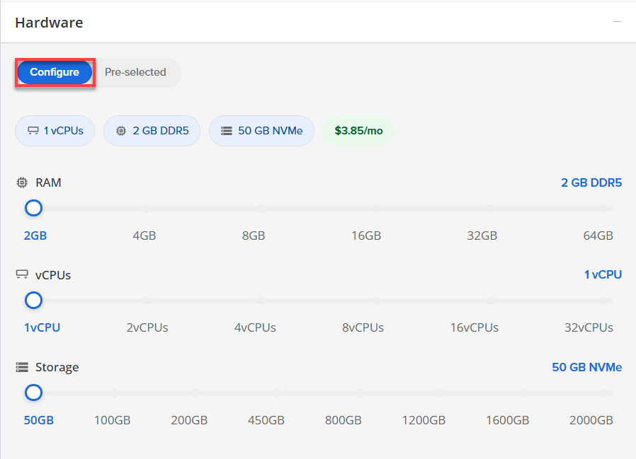 Configure your server