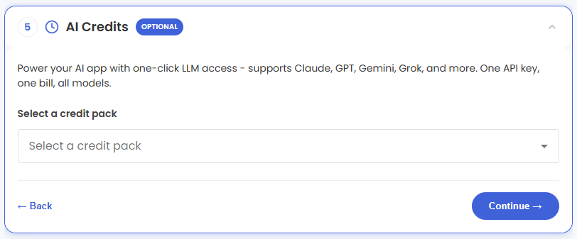 Self-Managed VPS - AI Credits