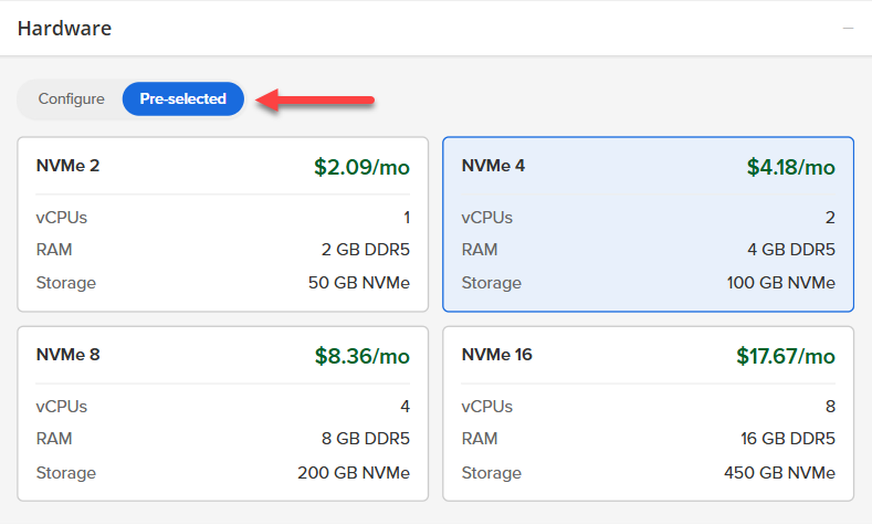 Self-Managed VPS Hardware