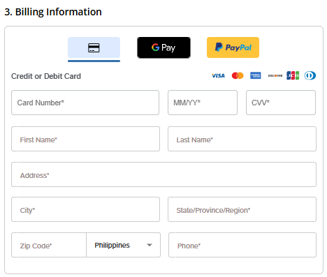 BH - Billing Information
