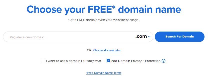 BH - Register a Domain