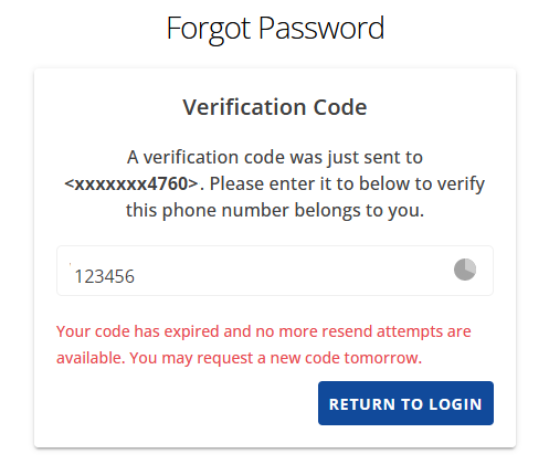 Bluehost Verification Code Exhausted