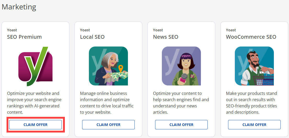 Claim offer