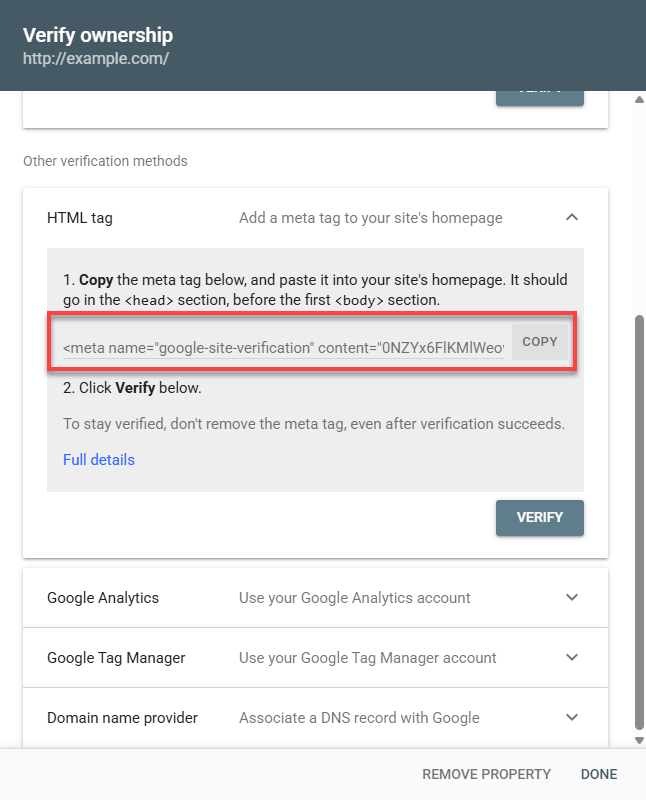 google-search-console-verify-html