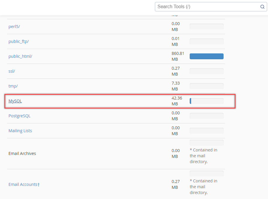 mysql-disk-usage