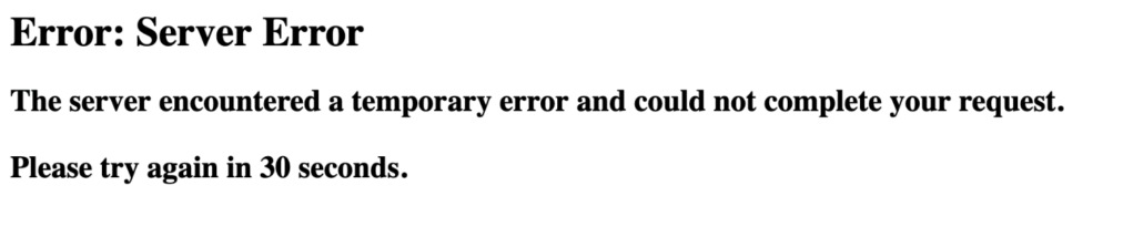 server-error