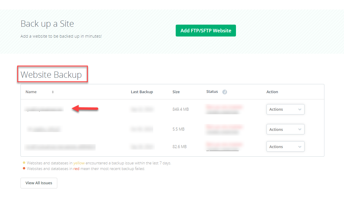 Website Backup