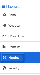 hosting tab