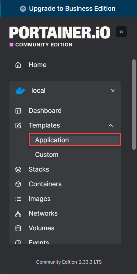 BH Self-Managed VPS Portainer Templates Application