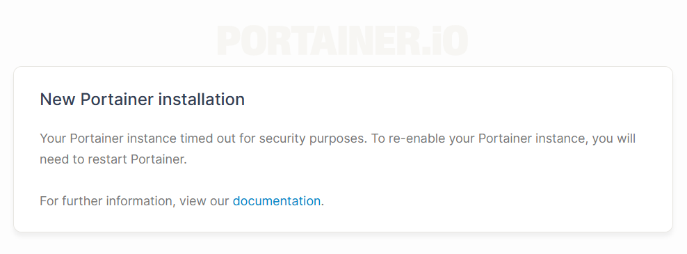 BH Self-Managed VPS Portainer Time Out Error
