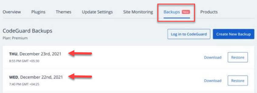 maestro-codeguard-backups-list