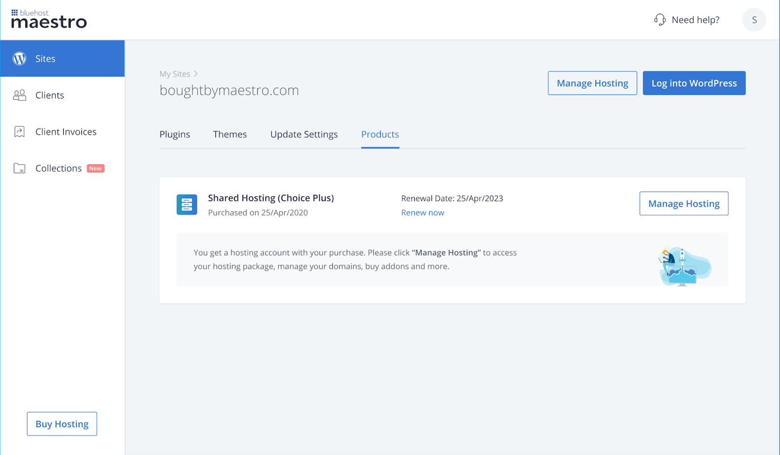 renewing-your-hosting-package-with-maestro