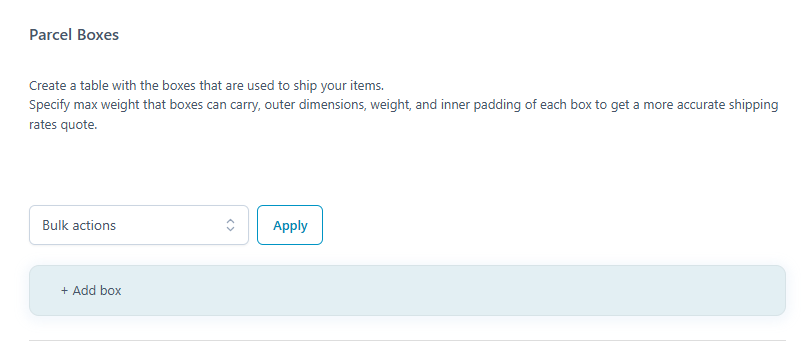 Parcel Packing > Parcel Boxes