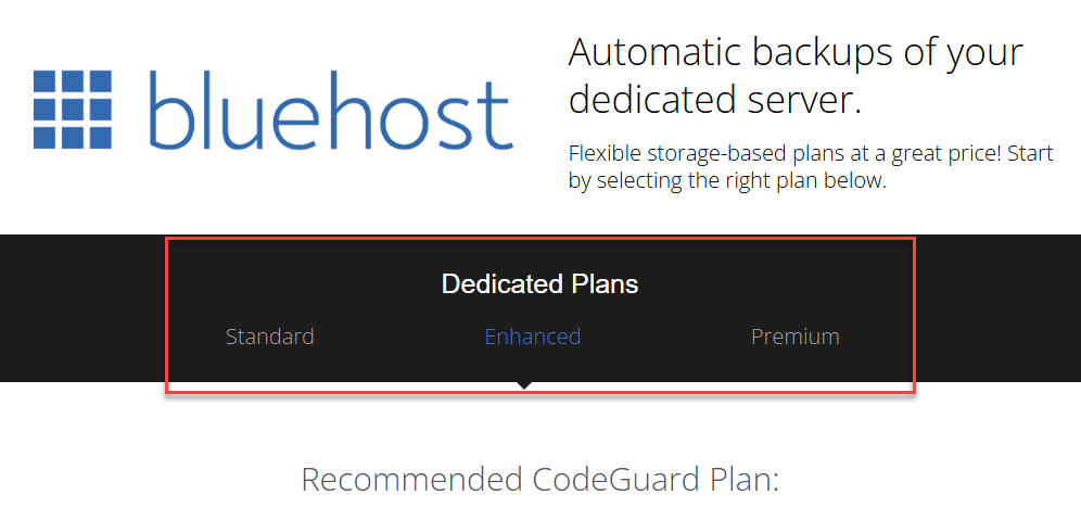 CodeGuard Package Tabs