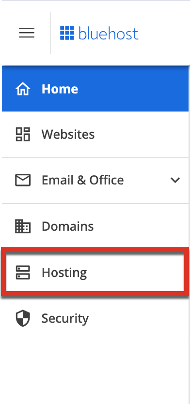 Hosting Tab