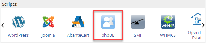 Bluehost cPanel Scripts phpBB icon