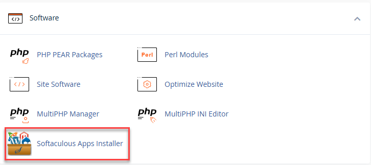 cPanel - Softaculous