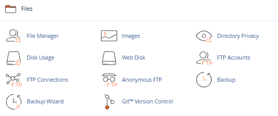 Bluehost Portal - cPanel - Files