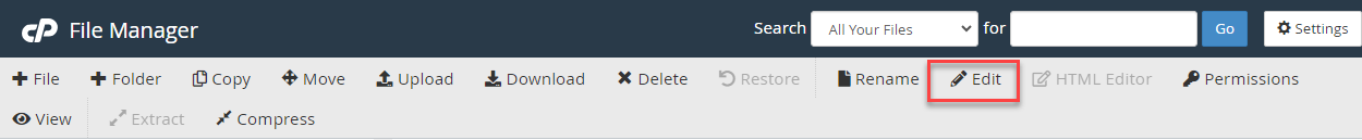 cpanel-edit-file