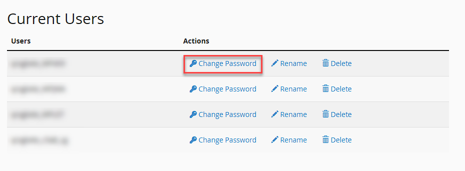 cpanel-mysql-databases-current-users
