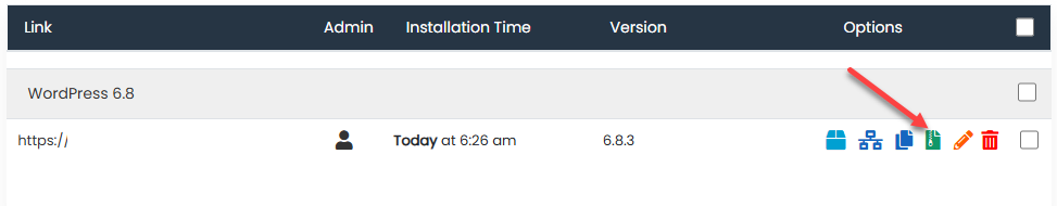 HostGator cPanel Softaculous Backup Icon