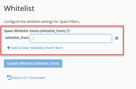 Add an email address or domain