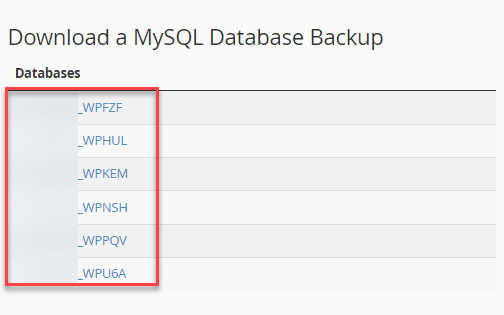 download-mysql-database